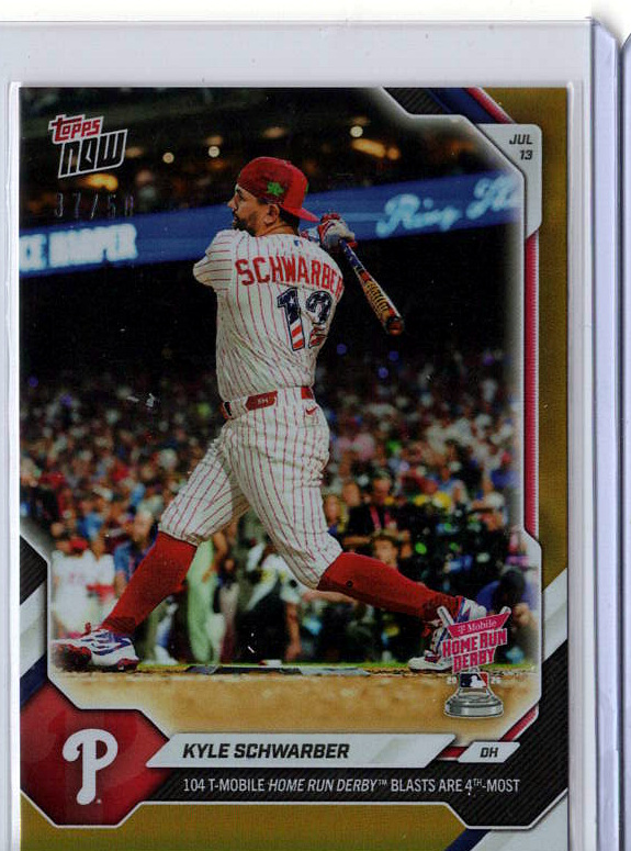 Kyle Schwarber Gold /50 serial 37/50