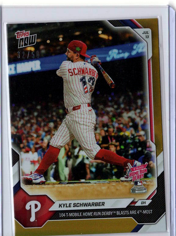 Kyle Schwarber Gold /50 serial 32/50