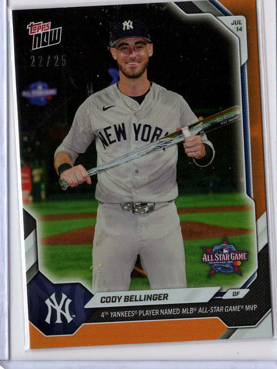 Cody Bellinger Orange /25 serial 22/25