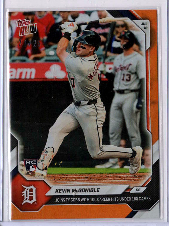 Kevin McGonigle Orange /25 serial 24/25