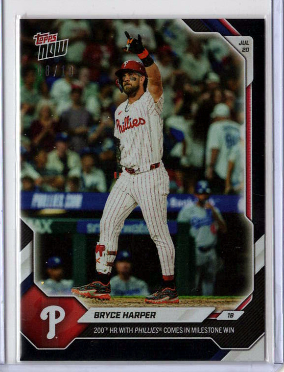 Bryce Harper Black /10 serial 01/10
