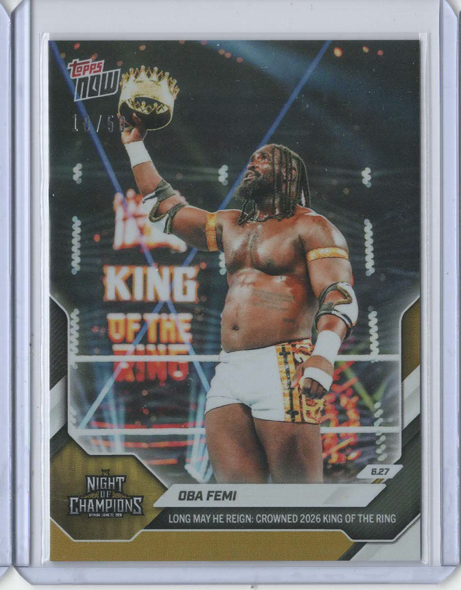 Oba Femi Gold /50 serial 10/50
