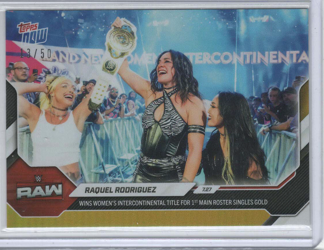 Raquel Rodriguez Gold /50 serial 13/50