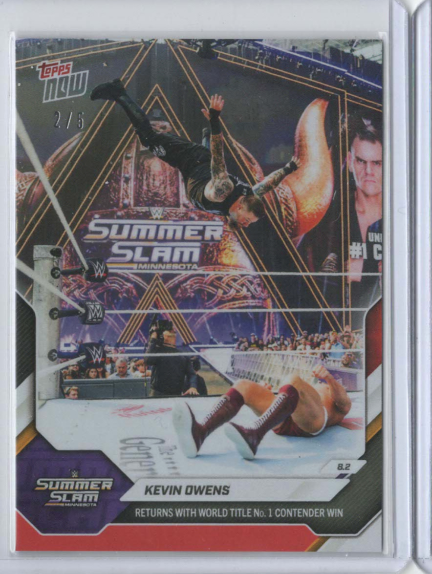 Kevin Owens Red /5 serial 02/5