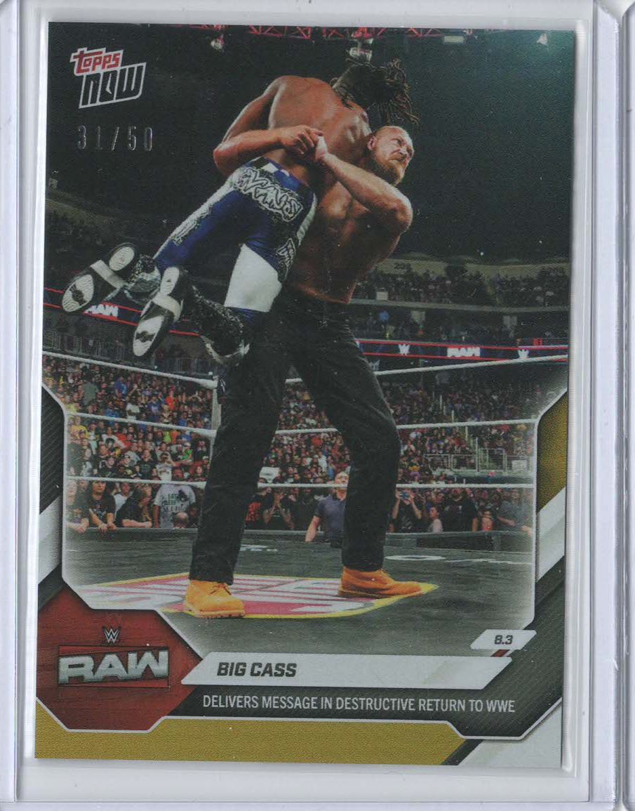 Big Cass Gold /50 serial 31/50