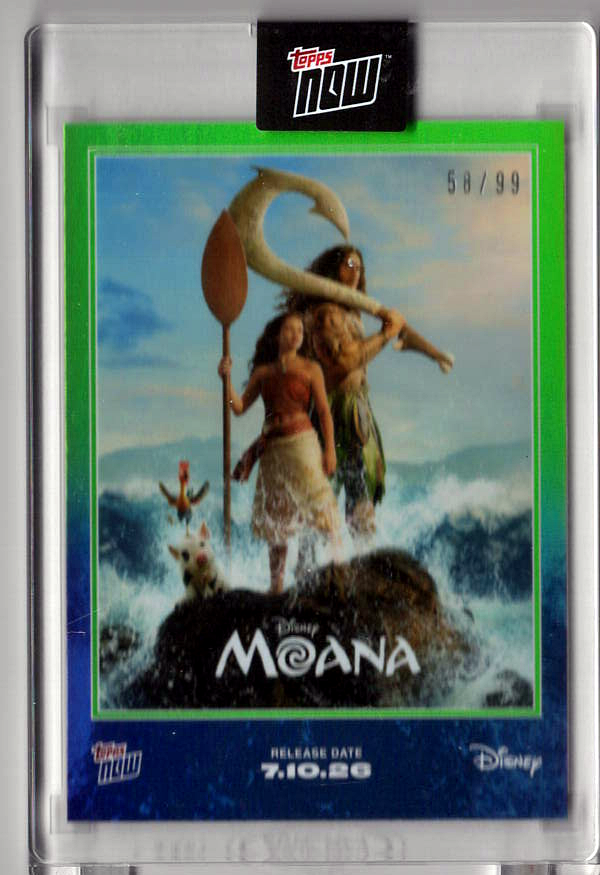 Moana / Maui Green /99 serial 50/99
