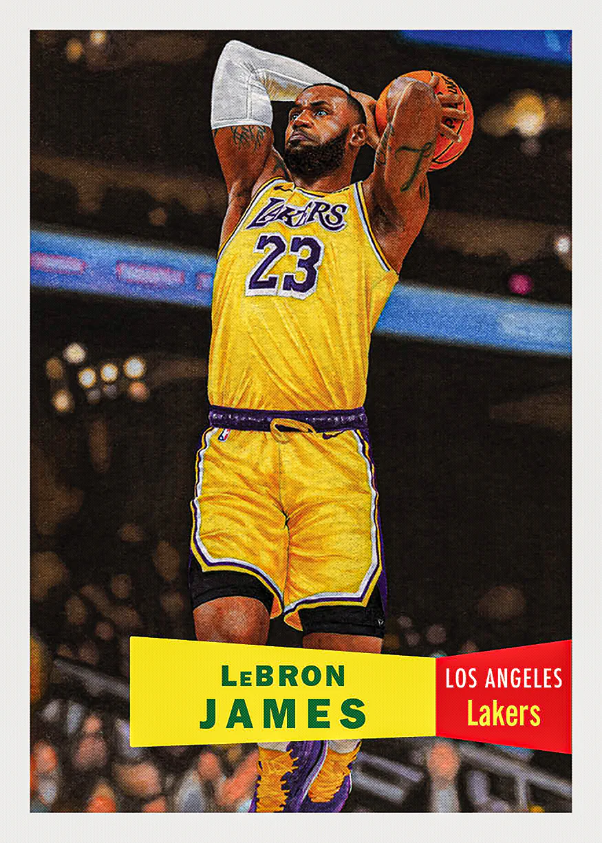 NBA Topps Living #1 LeBron James