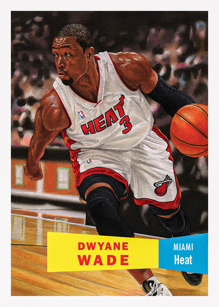 NBA Topps Living #14 Dwyane Wade