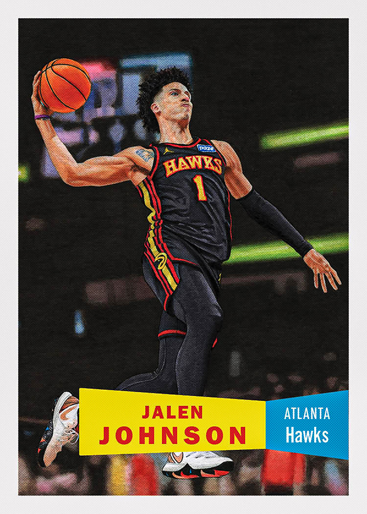 NBA Topps Living #16 Jalen Johnson