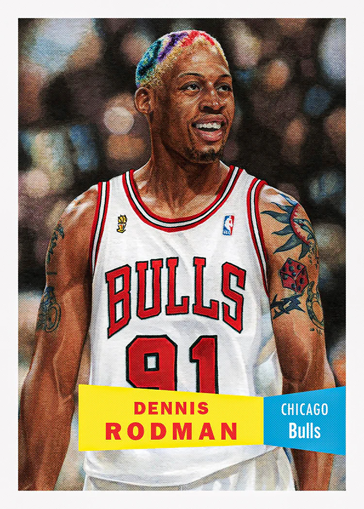 NBA Topps Living #18 Dennis Rodman