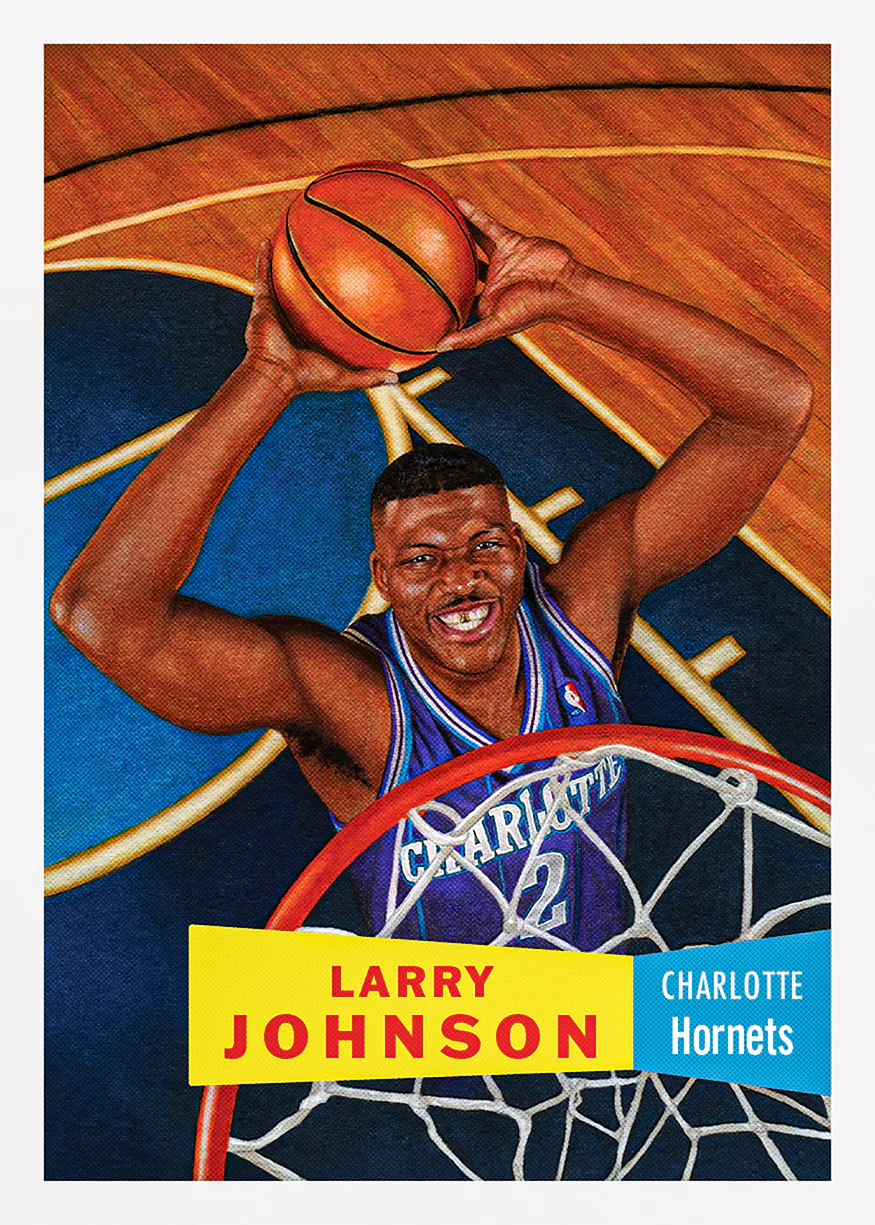 NBA Topps Living #27 Larry Johnson