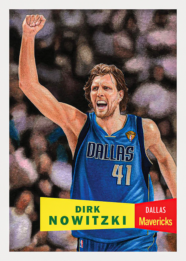 NBA Topps Living #5 Dirk Nowitzki