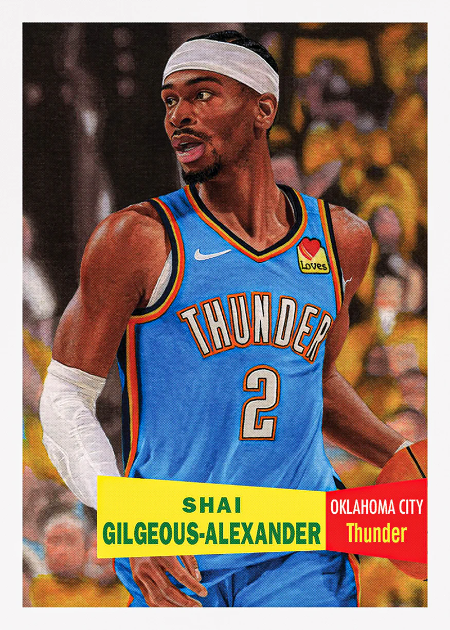 NBA Topps Living #7 Shai Gilgeous-Alexander