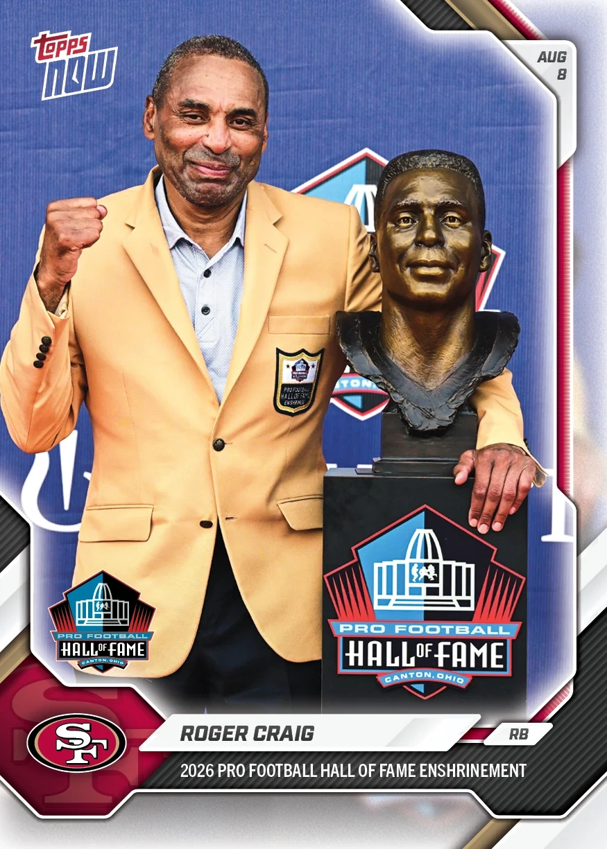 2026 NFL Topps NOW #OS02 Roger Craig