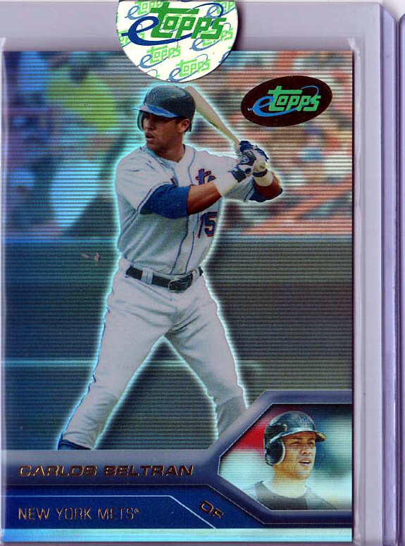 2005 2005 eTopps Baseball — Carlos Beltran New York Mets — Base — Copy 1