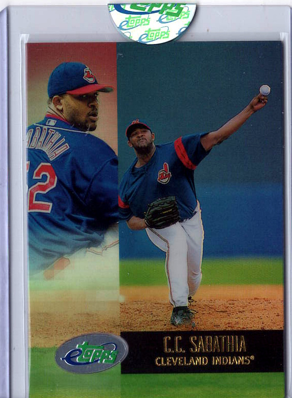 2007 2007 eTopps Baseball — C.C. Sabathia Cleveland Indians — Base — Copy 1