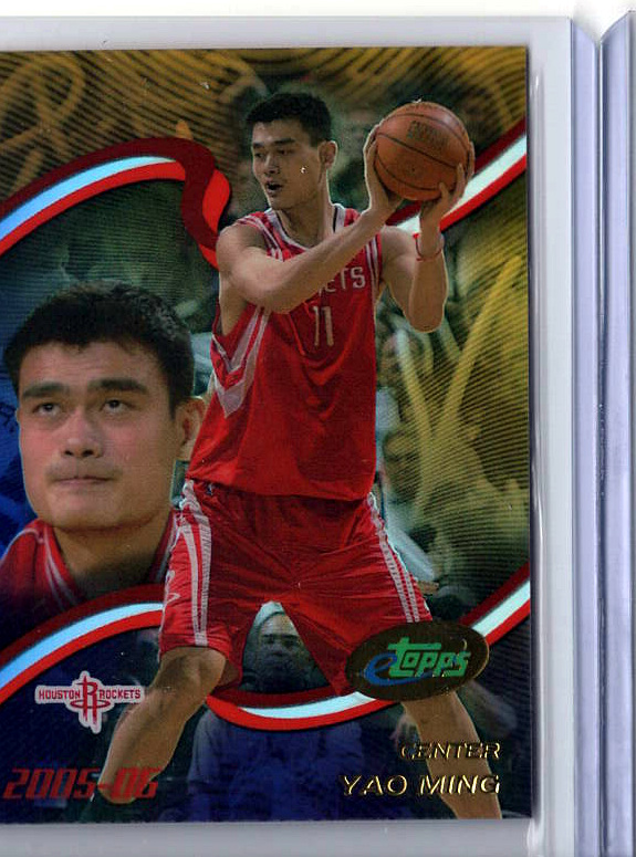 2005 2005-06 eTopps Basketball — Yao Ming Houston Rockets — Base — Copy 1