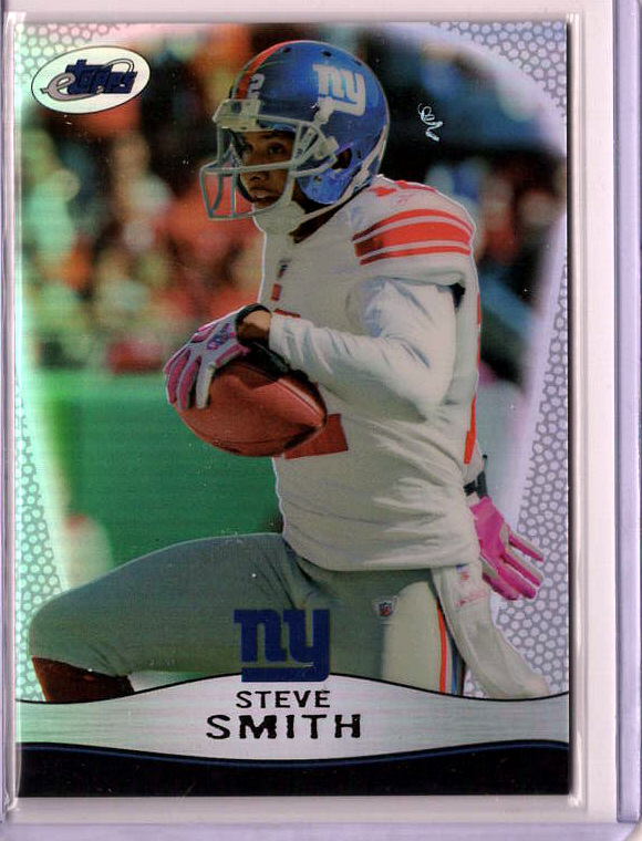 2009 eTopps Football — Steve Smith New York Giants — Base — Copy 1