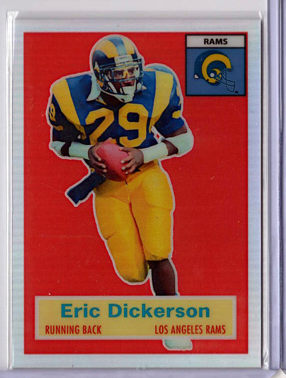 2003 eTopps Classic Football — Eric Dickerson Los Angeles Rams — Base — Copy 1