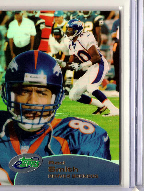 2001 eTopps Football — Rod Smith Denver Broncos — Base — Copy 4
