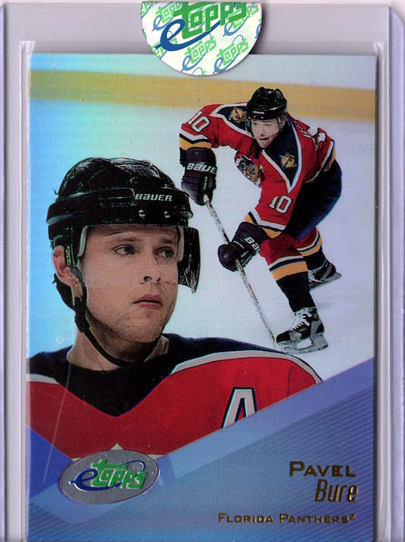 2001 2001-02 eTopps Hockey — Pavel Bure Florida Panthers — Base — Copy 4