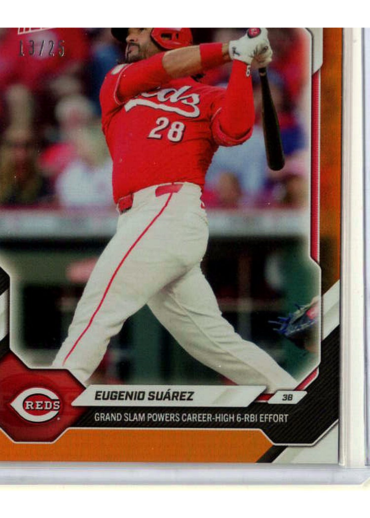 2026 MLB Topps NOW — Eugenio Suarez Cincinnati Reds — ORANGE -- 13/25 / PROVISIONAL_PROTECTIVE / NOT_SOLD_COMP — 13/25