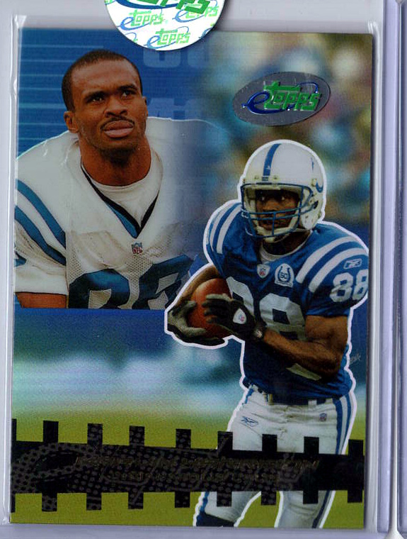 2001 eTopps Football — Marvin Harrison Indianapolis Colts — Base — Copy 1