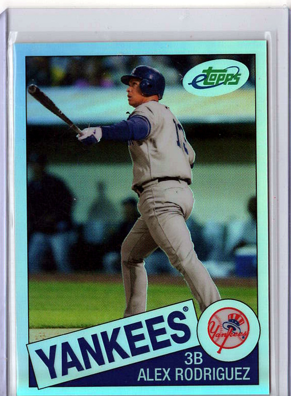 2004 2004 eTopps Baseball — Alex Rodriguez New York Yankees — Base — Inventory Qty 2