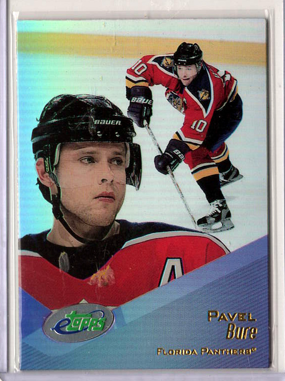 2001 2001-02 eTopps Hockey — Pavel Bure Florida Panthers — Base — Copy 2