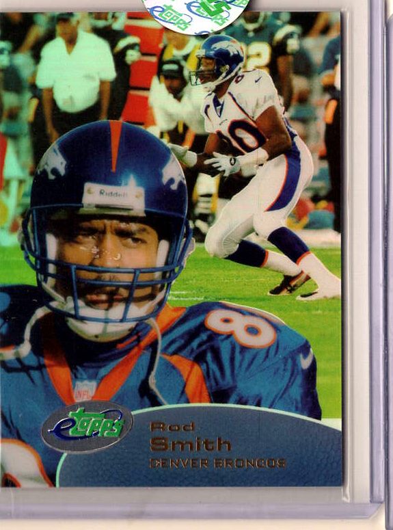 2001 eTopps Football — Rod Smith Denver Broncos — Base — Copy 1