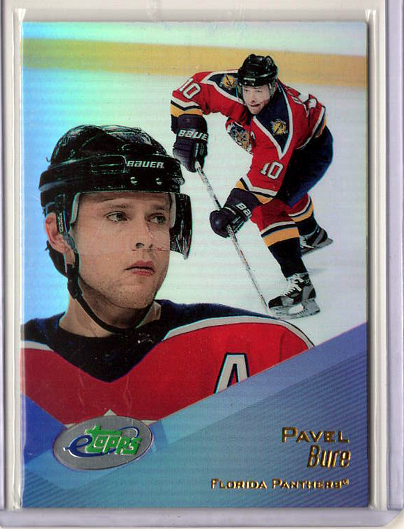 2001 2001-02 eTopps Hockey — Pavel Bure Florida Panthers — Base — Copy 3