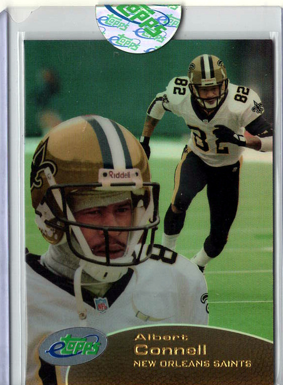 2001 eTopps Football — Albert Connell New Orleans Saints — Base — Copy 1