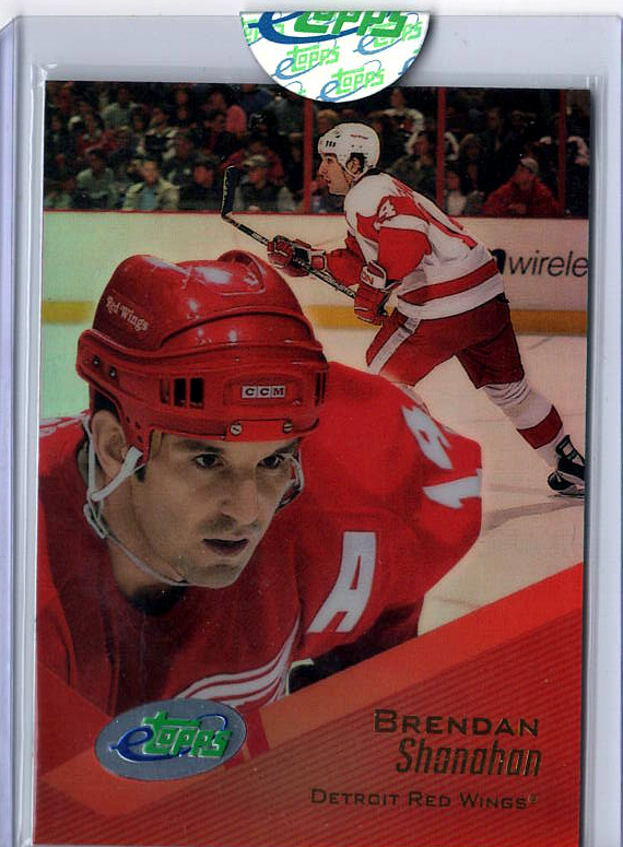 2001 2001-02 eTopps Hockey — Brendan Shanahan Detroit Red Wings — Base — Copy 2