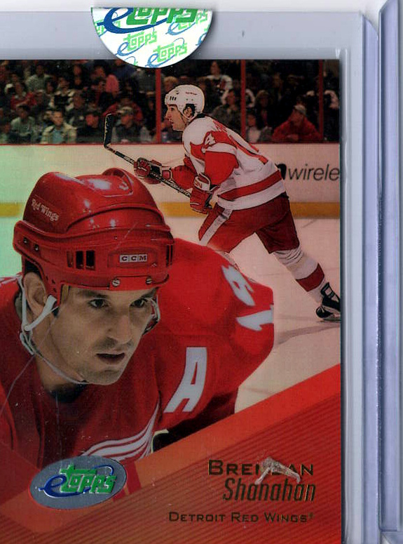 2001 2001-02 eTopps Hockey — Brendan Shanahan Detroit Red Wings — Base — Copy 1