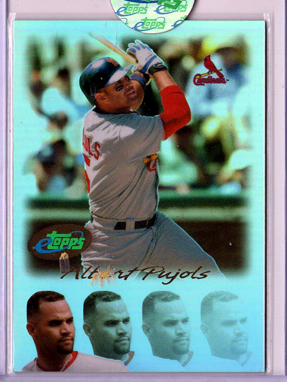 2004 2004 eTopps Baseball — Albert Pujols St. Louis Cardinals — Base — Copy 1