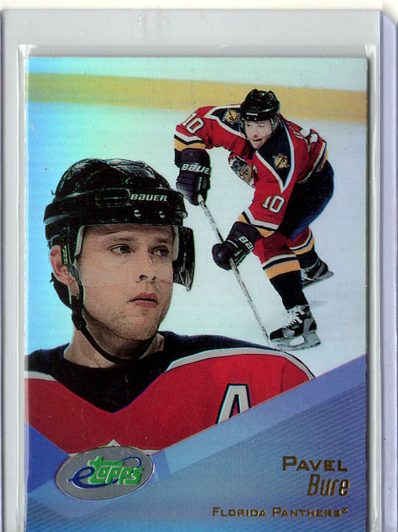 2001 2001-02 eTopps Hockey — Pavel Bure Florida Panthers — Base — Copy 1
