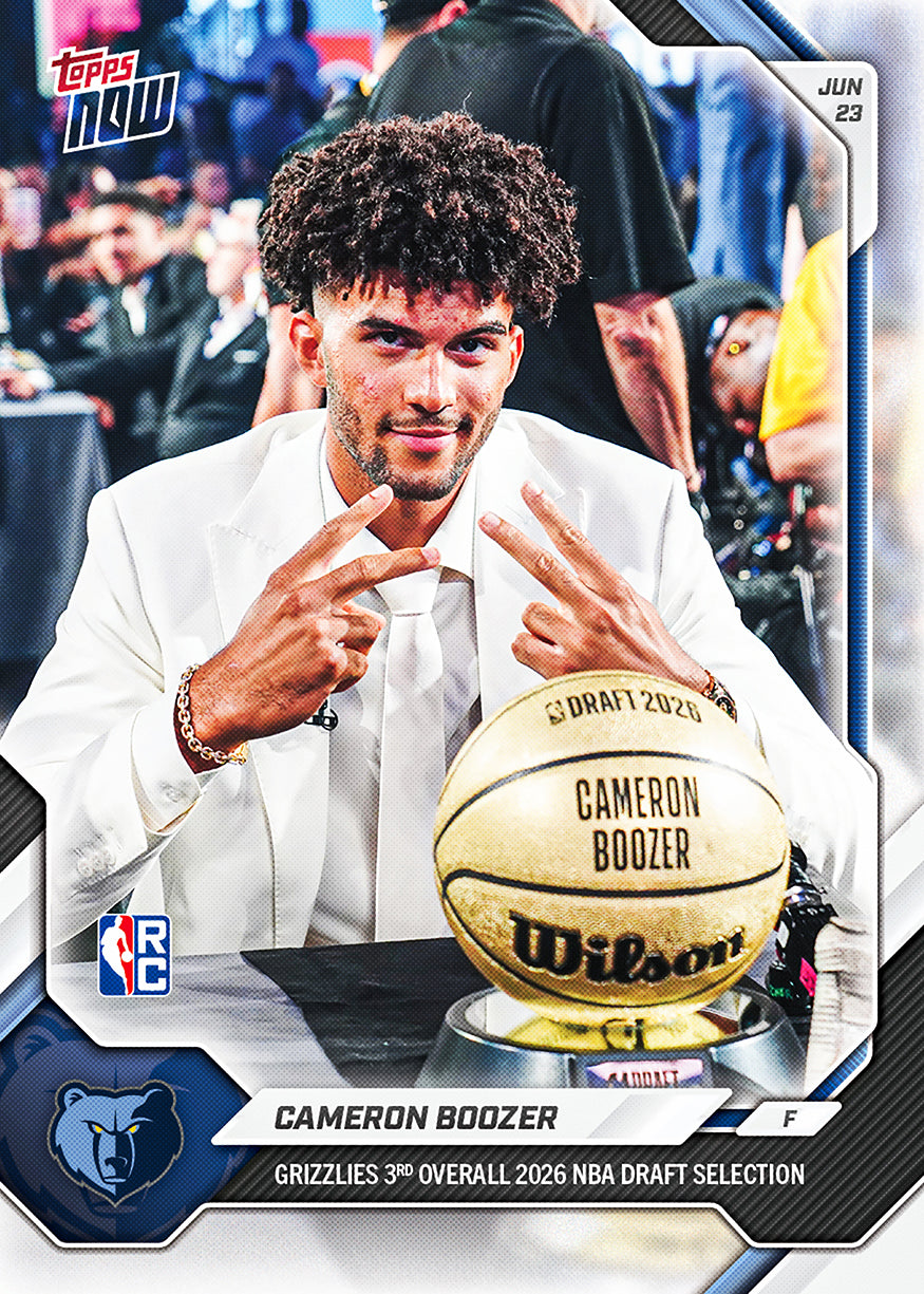Cameron Boozer SP official card image