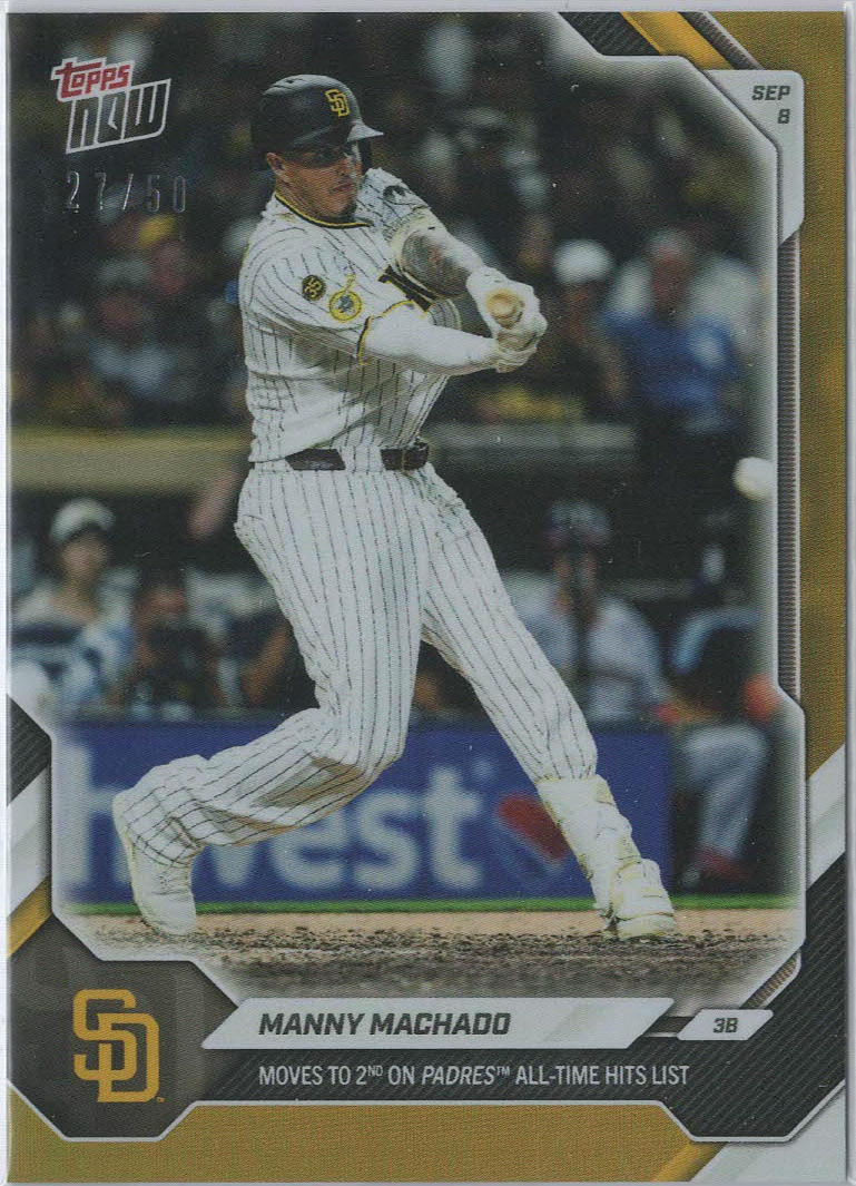 Manny Machado Gold 27/50