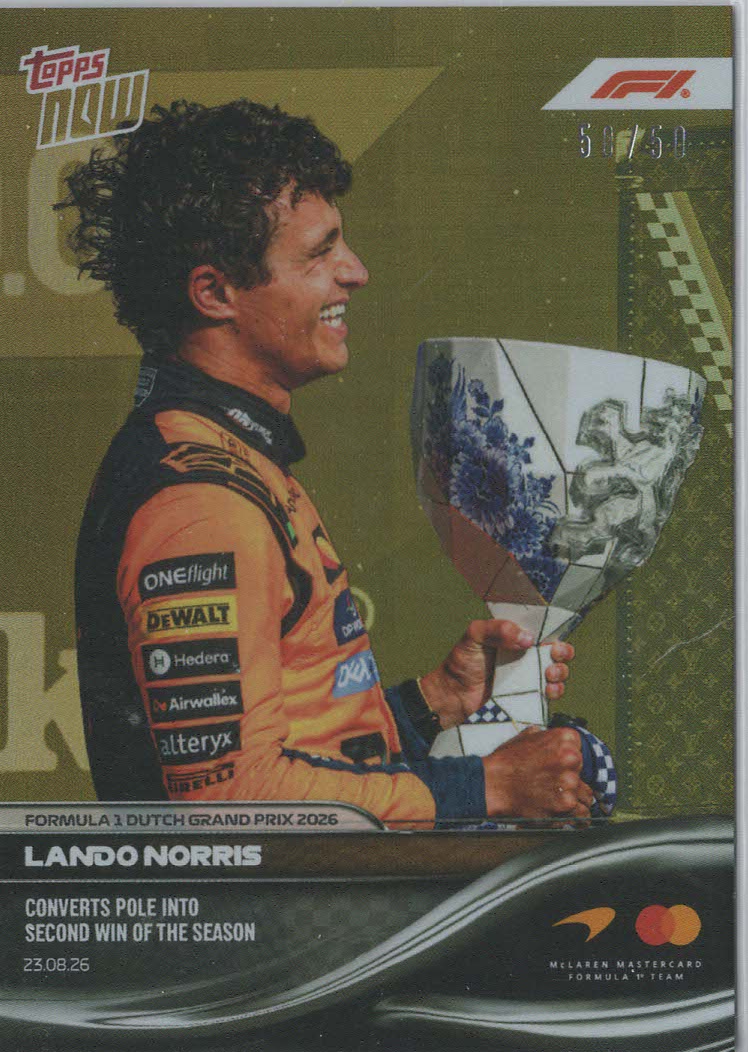 Lando Norris Gold 50/50