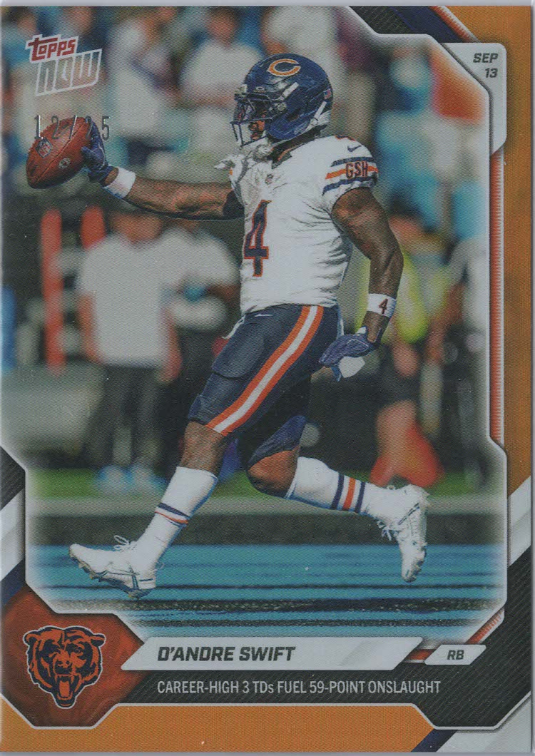 D'Andre Swift Orange 12/25
