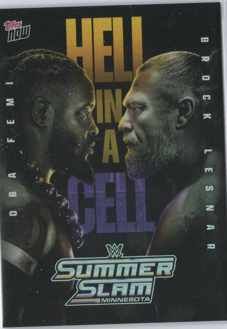 Oba Femi / Brock Lesnar Foil photo variation