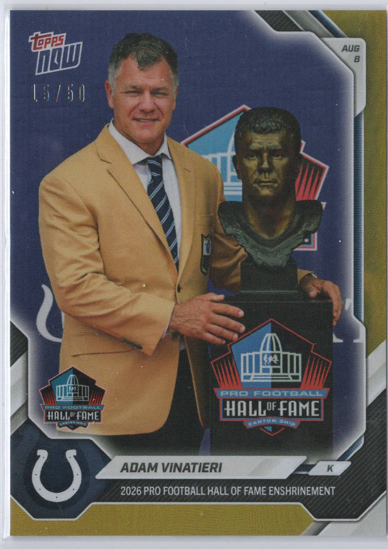 Adam Vinatieri Gold 15/50