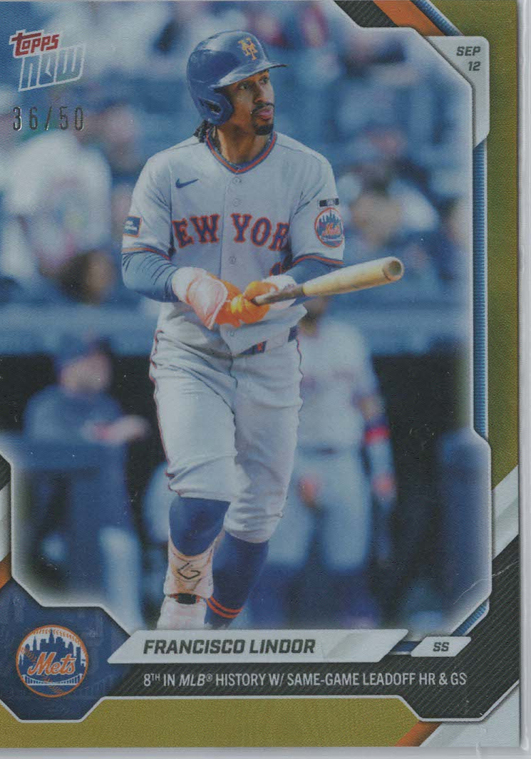 Francisco Lindor Gold 36/50