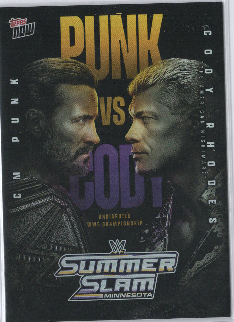 CM Punk / Cody Rhodes Foil photo variation