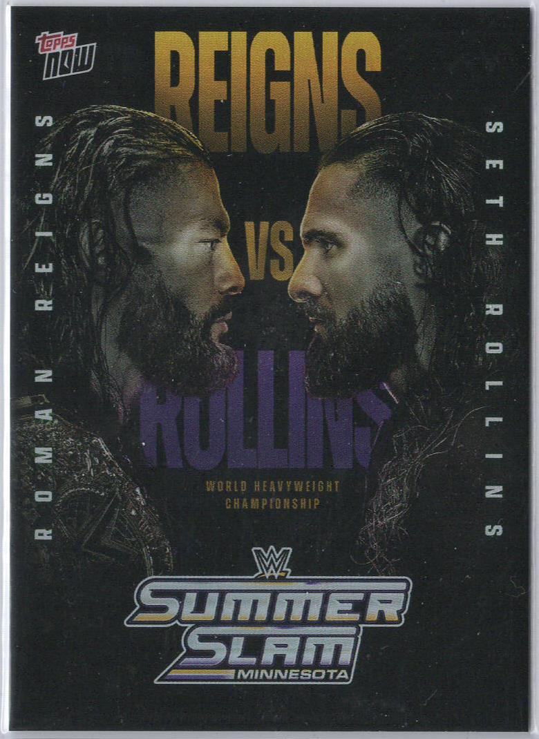 Roman Reigns / Seth Rollins Foil photo variation