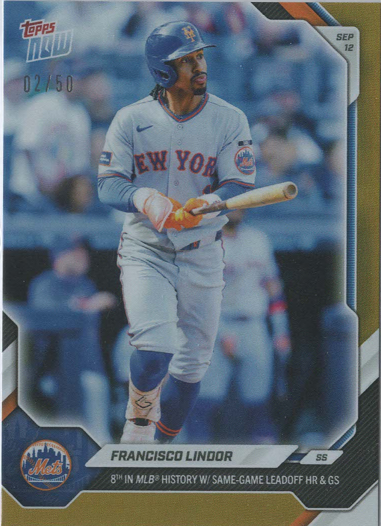 Francisco Lindor Gold 02/50