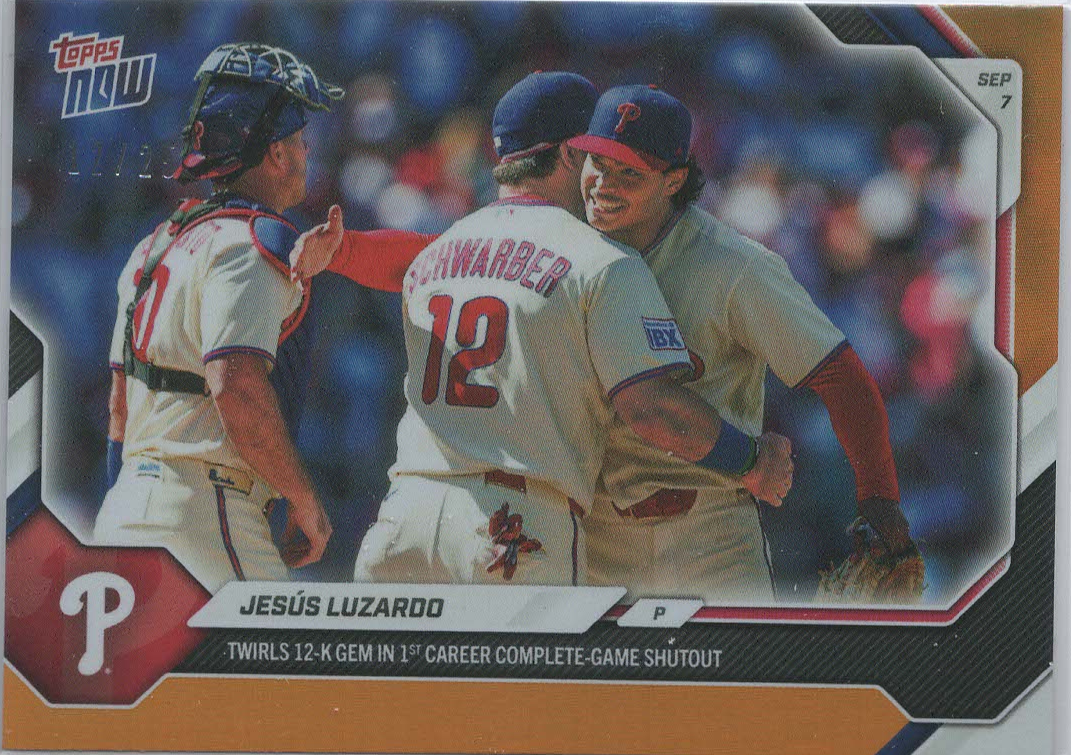 Jesus Luzardo Orange /25 (serial pending verification)