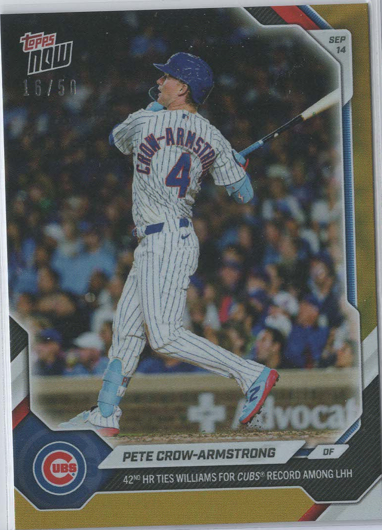 Pete Crow-Armstrong Gold 16/50