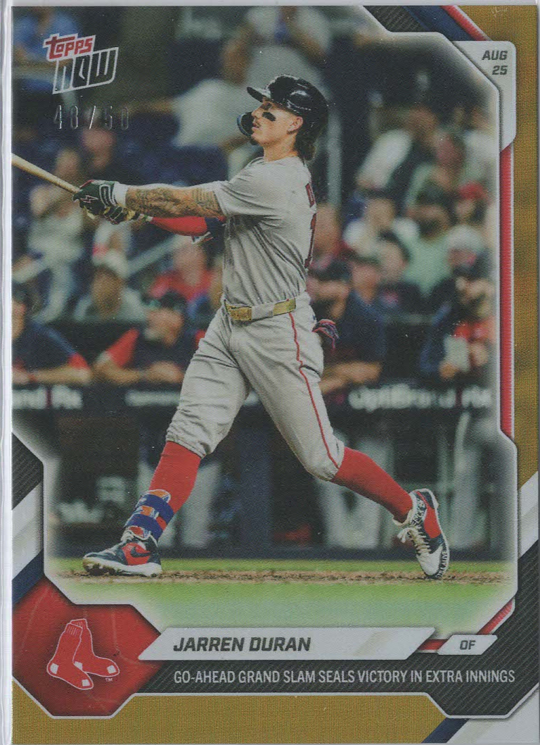 Jarren Duran Gold 48/50