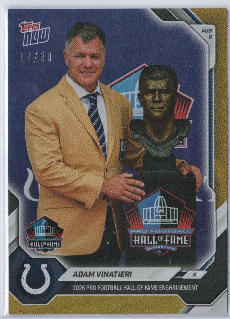 Adam Vinatieri Gold 11/50